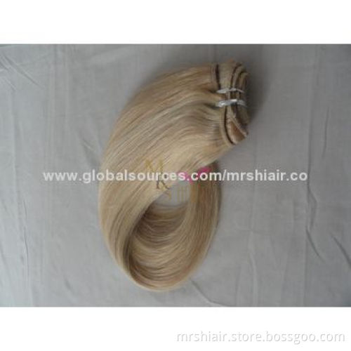24-inch Piano Color 14/613# Silk Straight Brazilian Remy Hair Weaving
